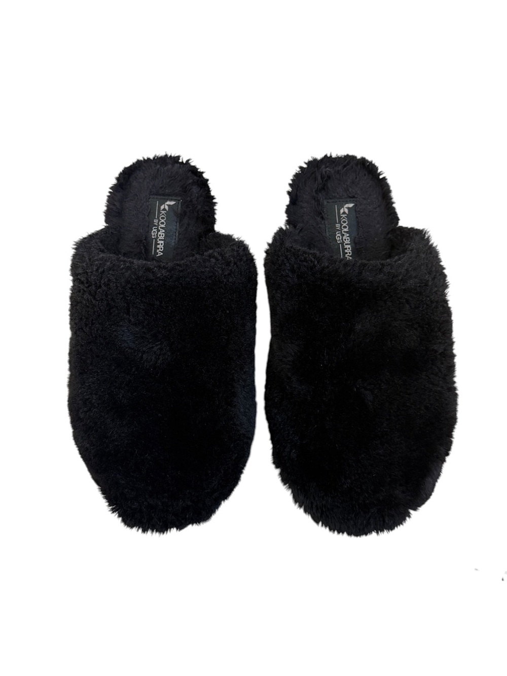 Koolaburra by UGG Women's Pomi Slipper | Black Faux Fur | Size 6 | Gently Used